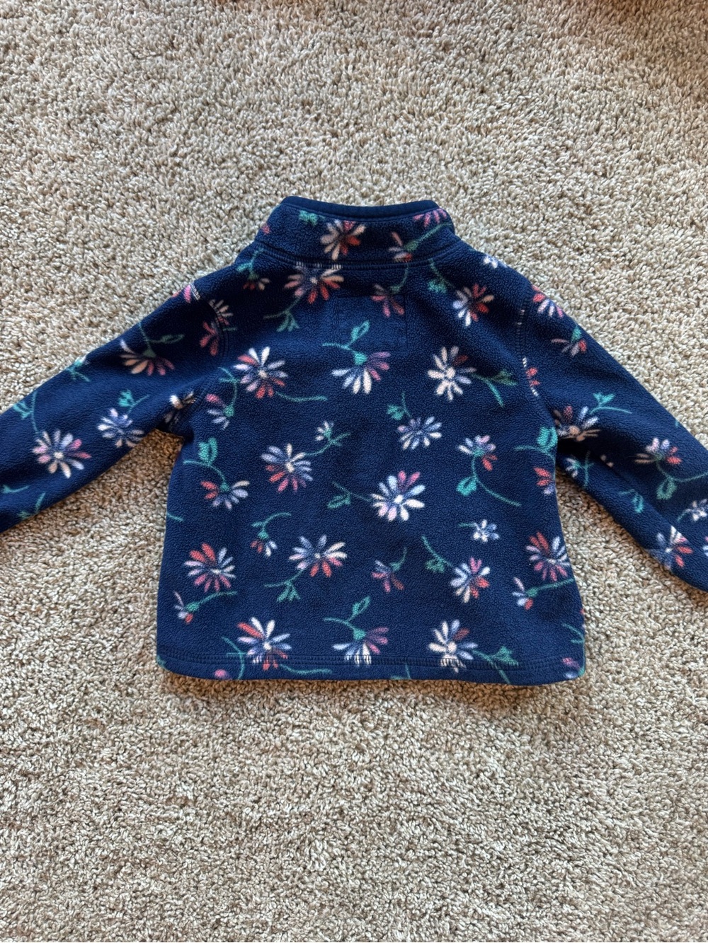 Baby Girl Clothes Lot 12M Fleece sweatshirt Fleece Vest Bodysuits Floral Outfit - Picture 15 of 15